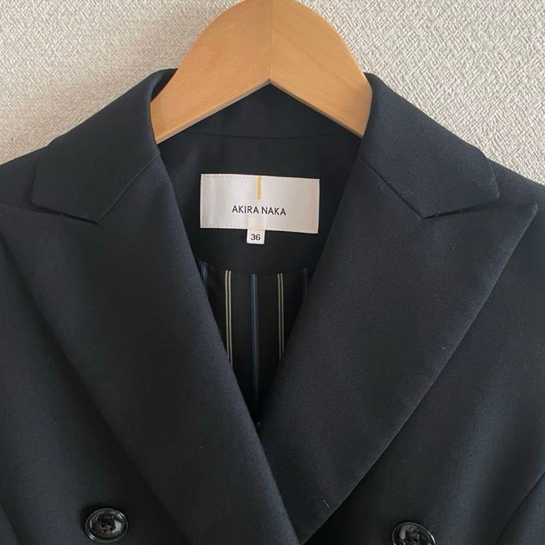 未使用級★AKIRANAKA ウール テーラードジャケット ダブルジャケット