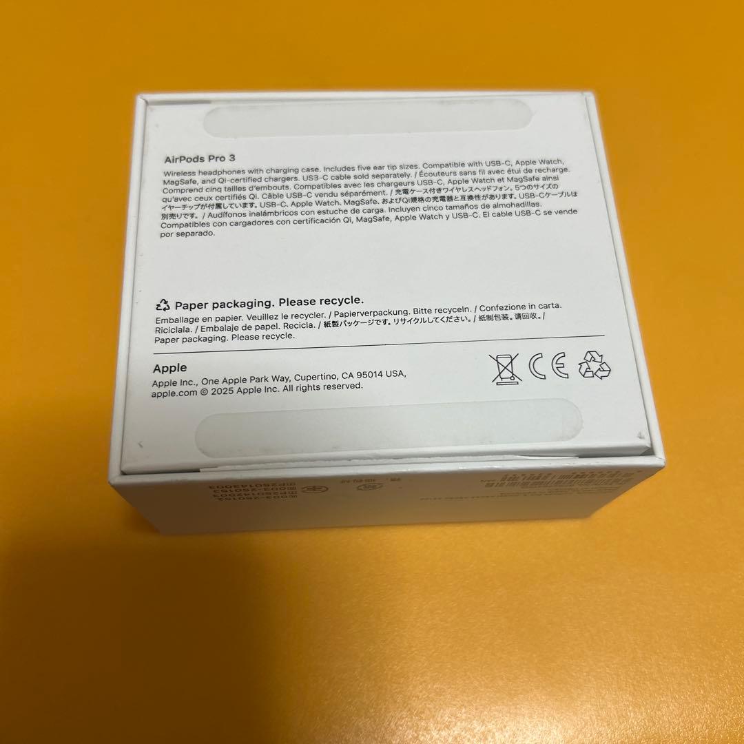 Apple AirPods Pro 3 本体