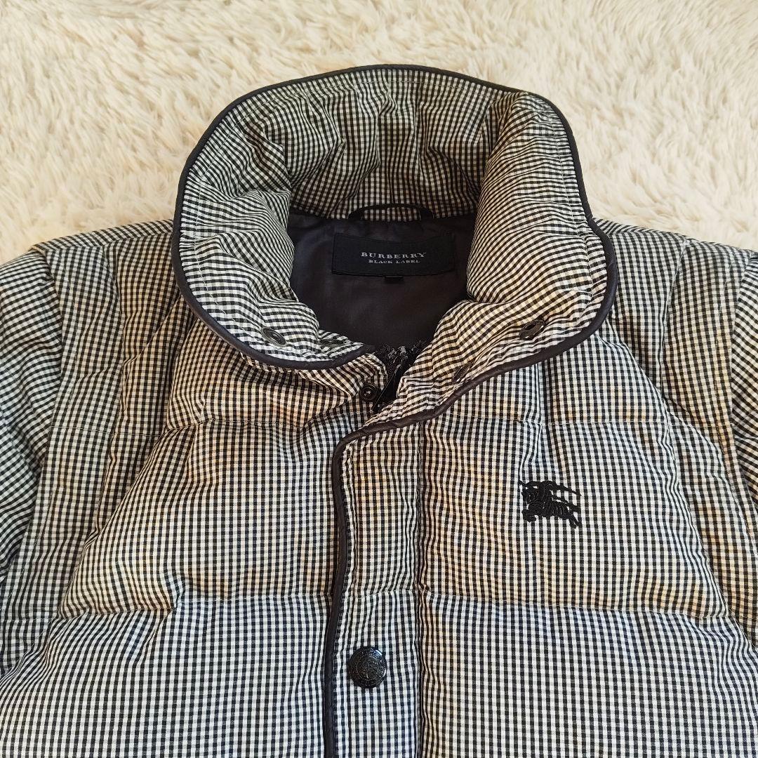 バーバリーブラックレーベル　ダウンジャケット/ベスト　フード着脱可 M