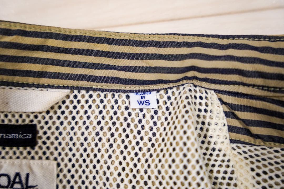 ナナミカ　nanamica Band Collar Stripe Jacket