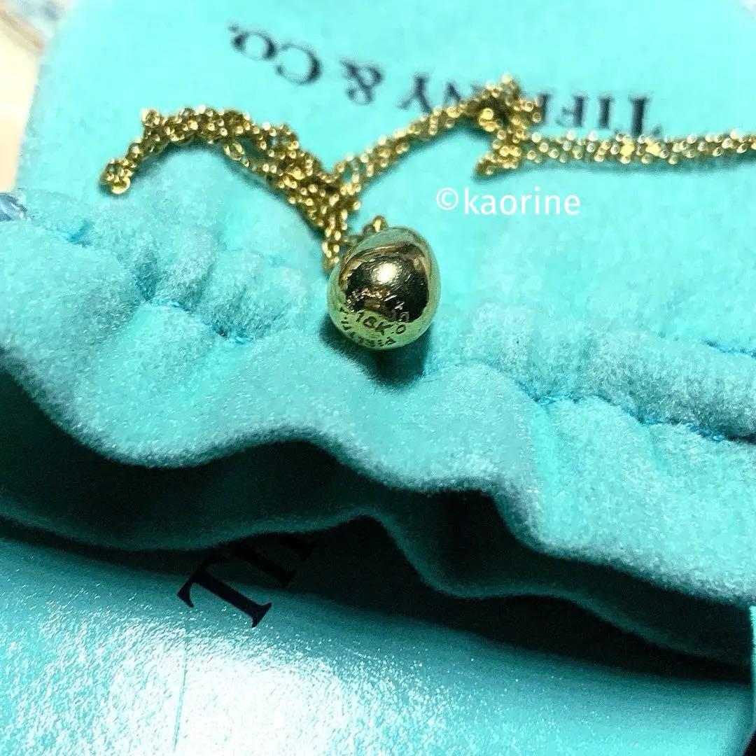 ティファニー K18 ゴールド エルサ・ペレッティ ティアドロップ ネックレス