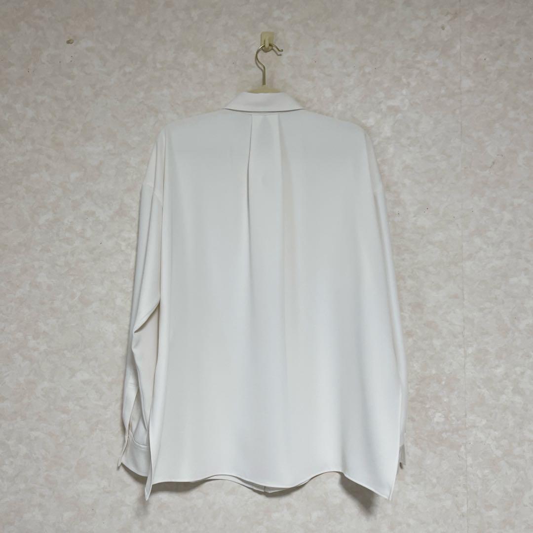 【NOBLE】シーズンカラープレーンシャツ/ホワイト/フリー