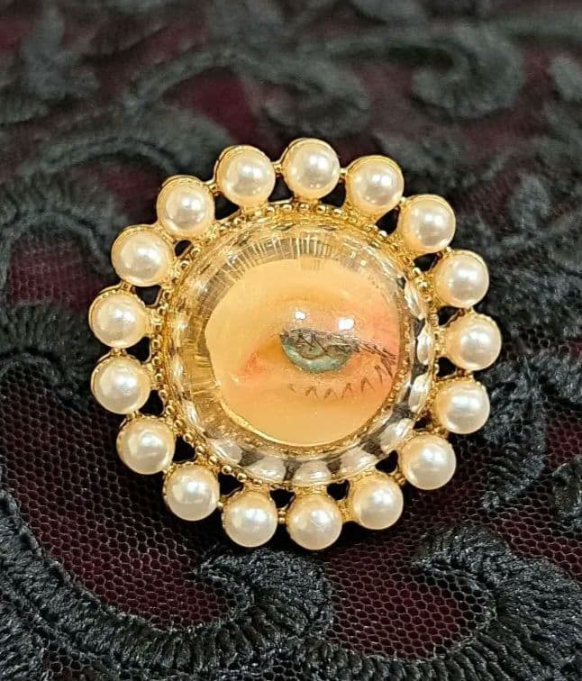 【最終値下げ】人形標本リング 目　Millna