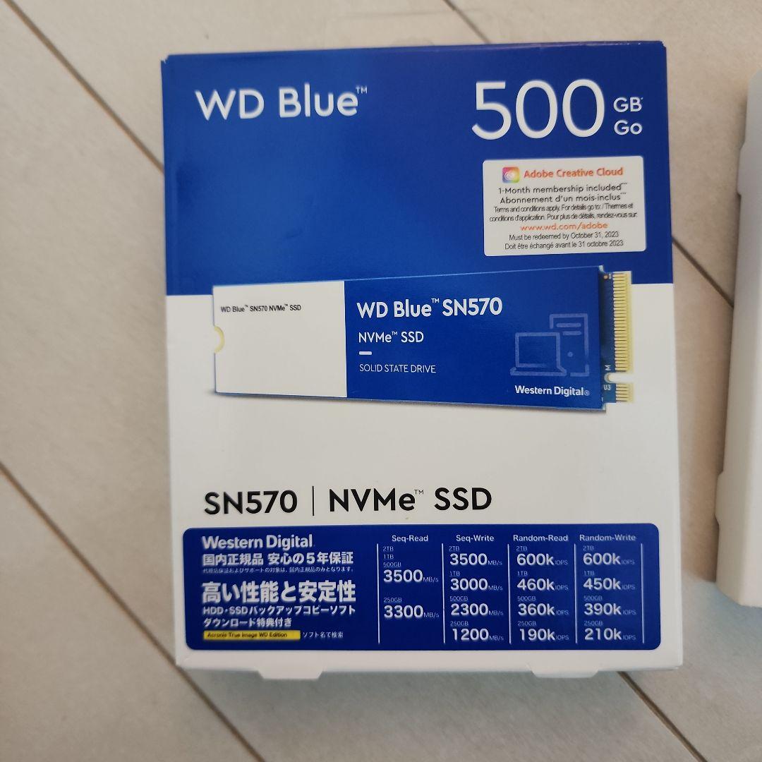 内蔵型SSD WD Blue SN570 500GB