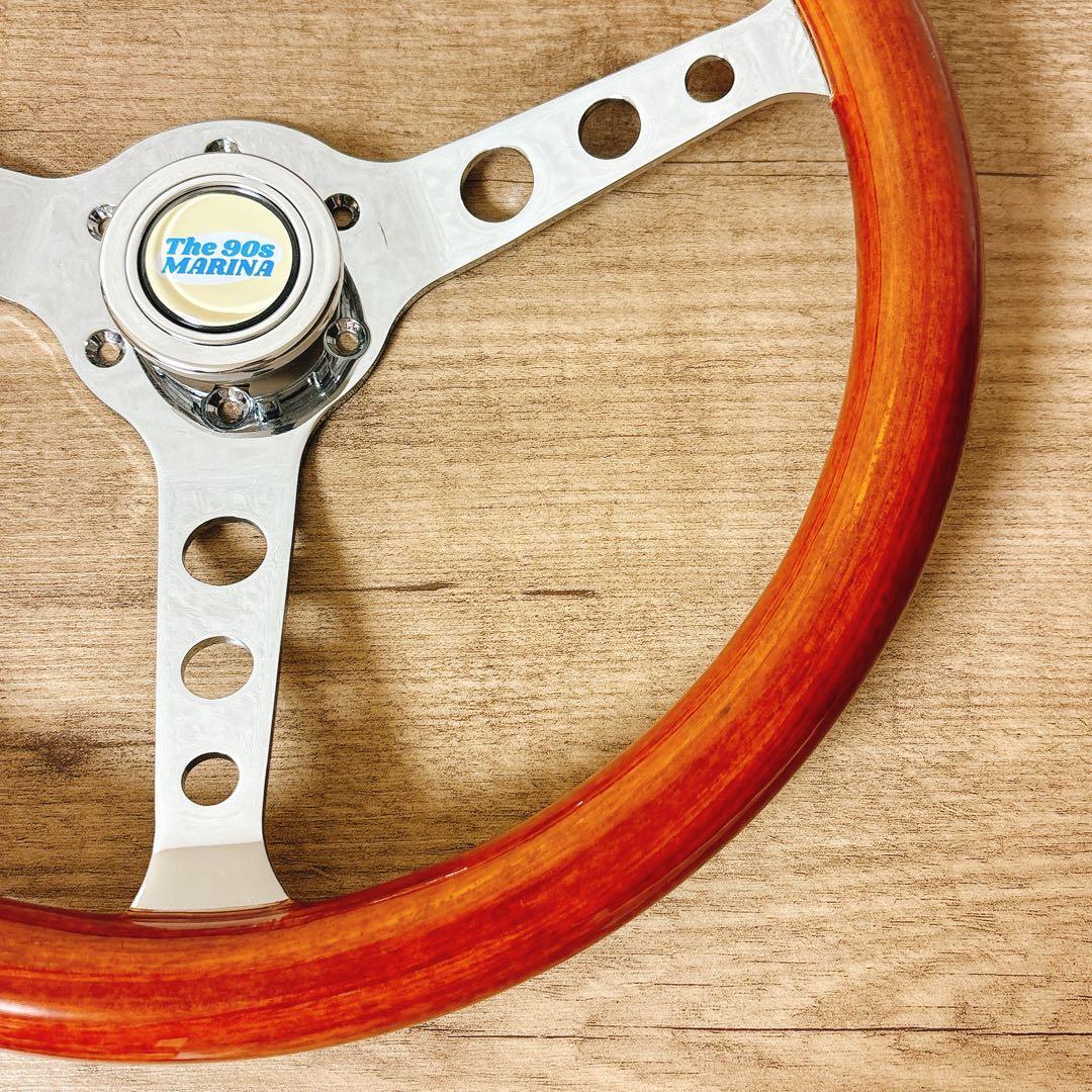 ウッドハンドル　ウッドステアリング　38cm ハンドル　ステアリング　お洒落