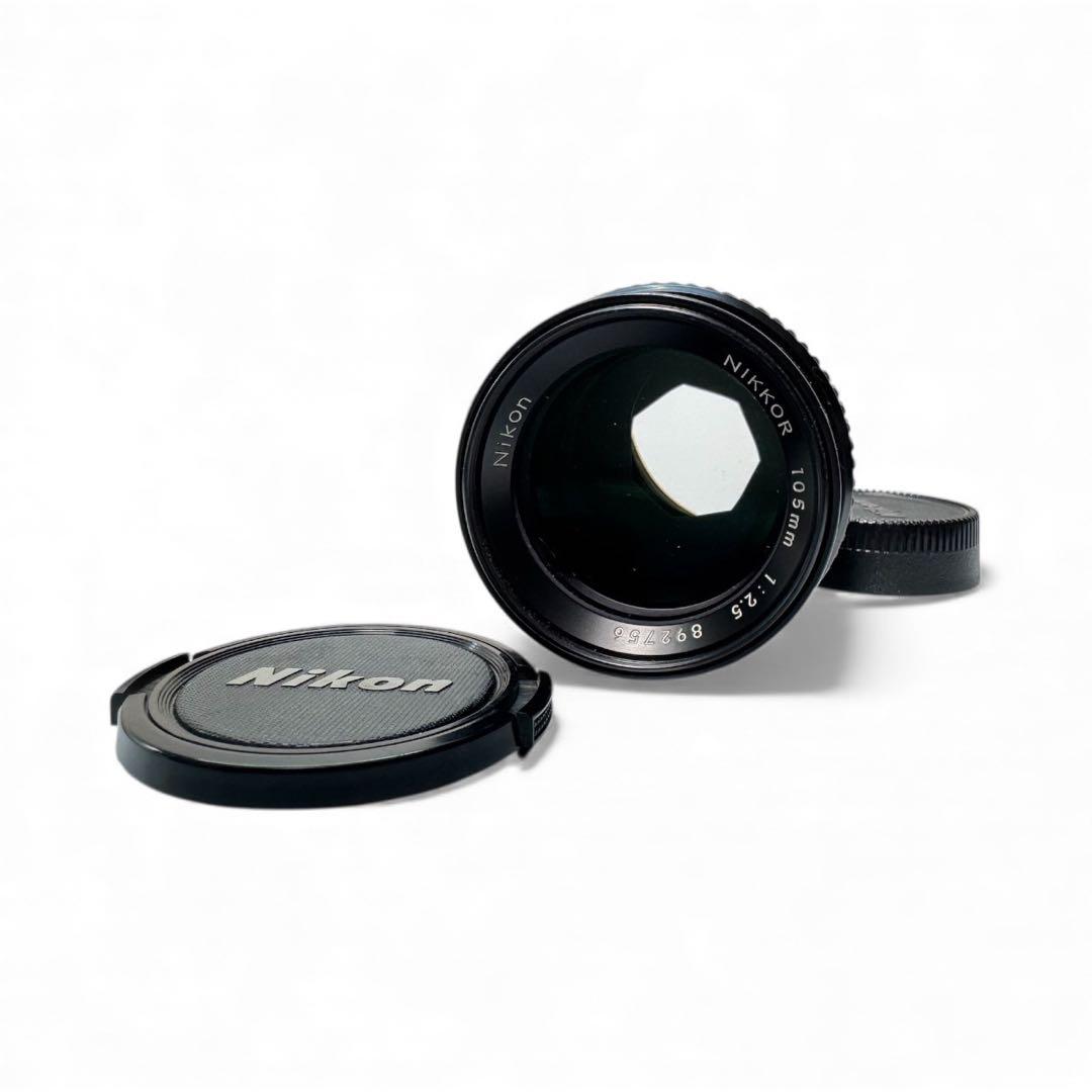 Nikon Ai-sNIKKOR 105mm F2.5 単焦点レンズ