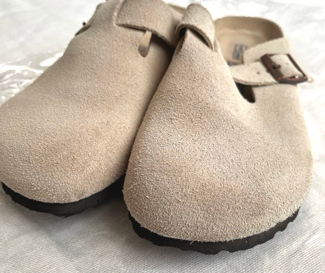 BIRKENSTOCK ビルケン　ボストン　ベージュ トープ　サボサンダル 37