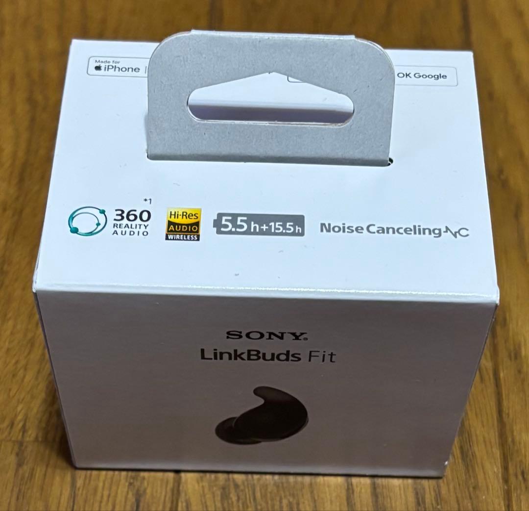 【新品】SONY LinkBuds Fit ワイヤレスイヤホン ブラック