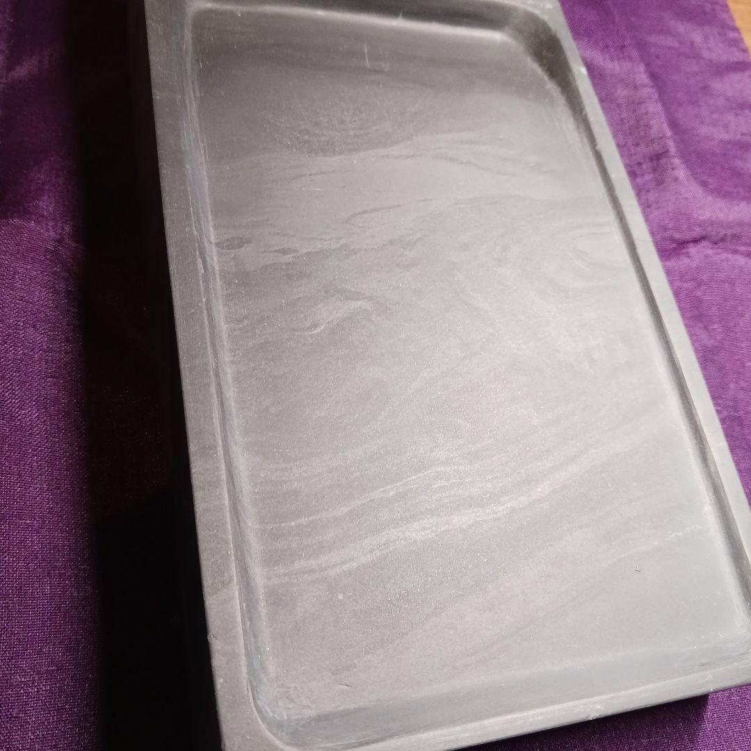 和硯　硯石　蒼龍石⑦　流れる雲のような石紋