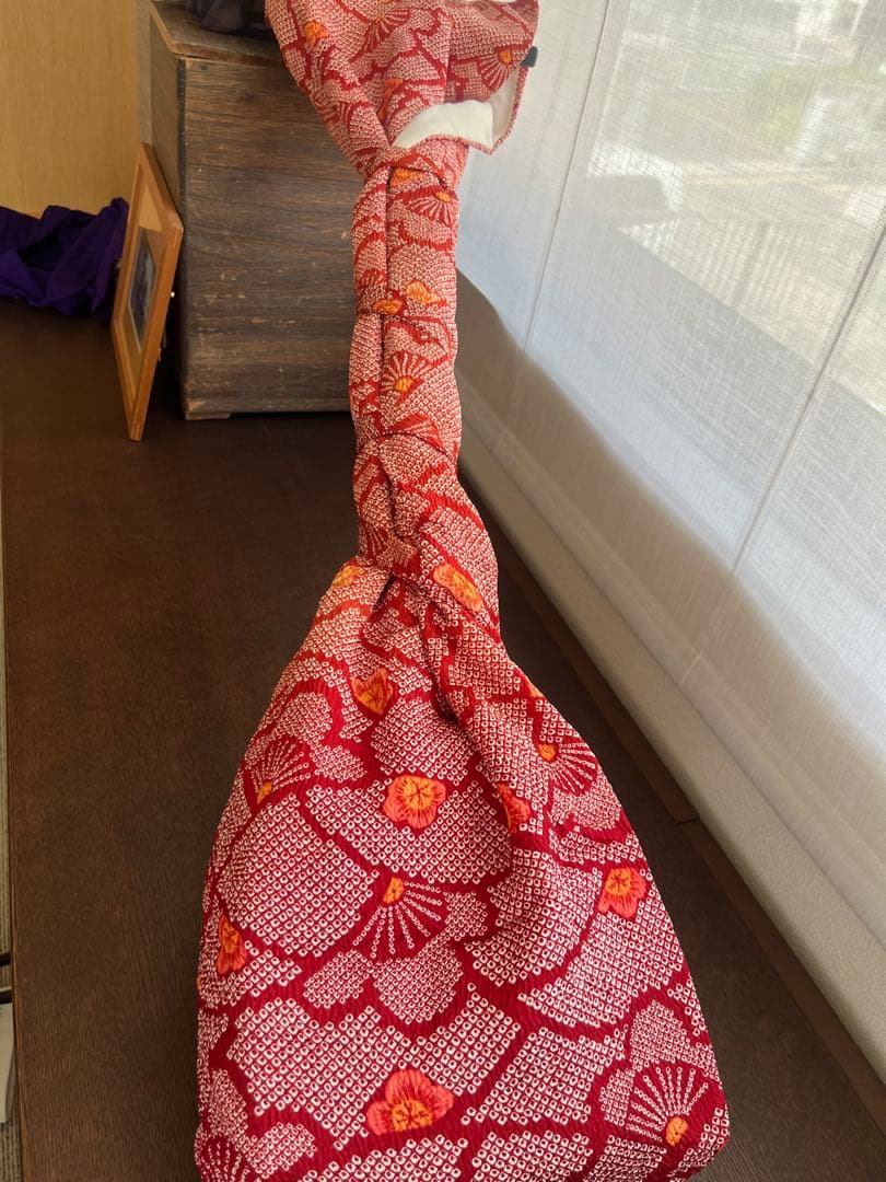 中棹　三味線　紅木　三つ折り　金入　ケース付き