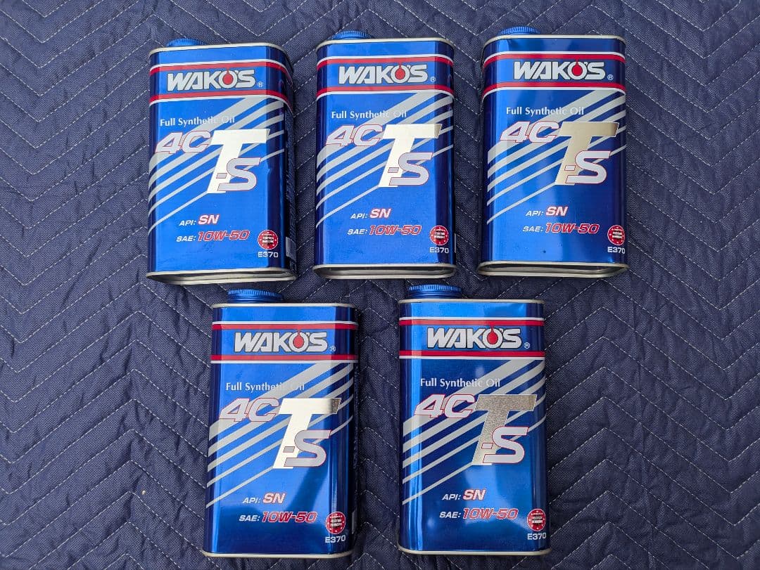 WAKO'S 4CT-S エンジンオイル 10W-50 1L 5缶セット