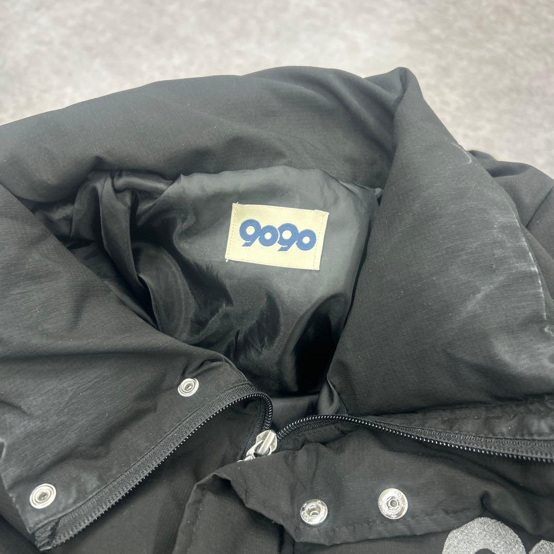 9090 ダウンジャケット ブラック 短丈