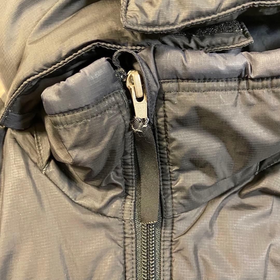 00s Patagonia パフジャケット ブラック L フード付き 2002年