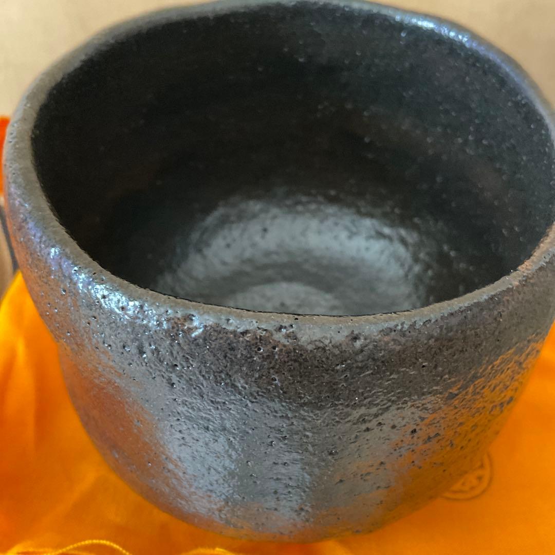 k*a様 楽焼 2点　佐々木 昭楽　長次郎　禿 & 二郎坊　写し　黒 赤 楽 茶