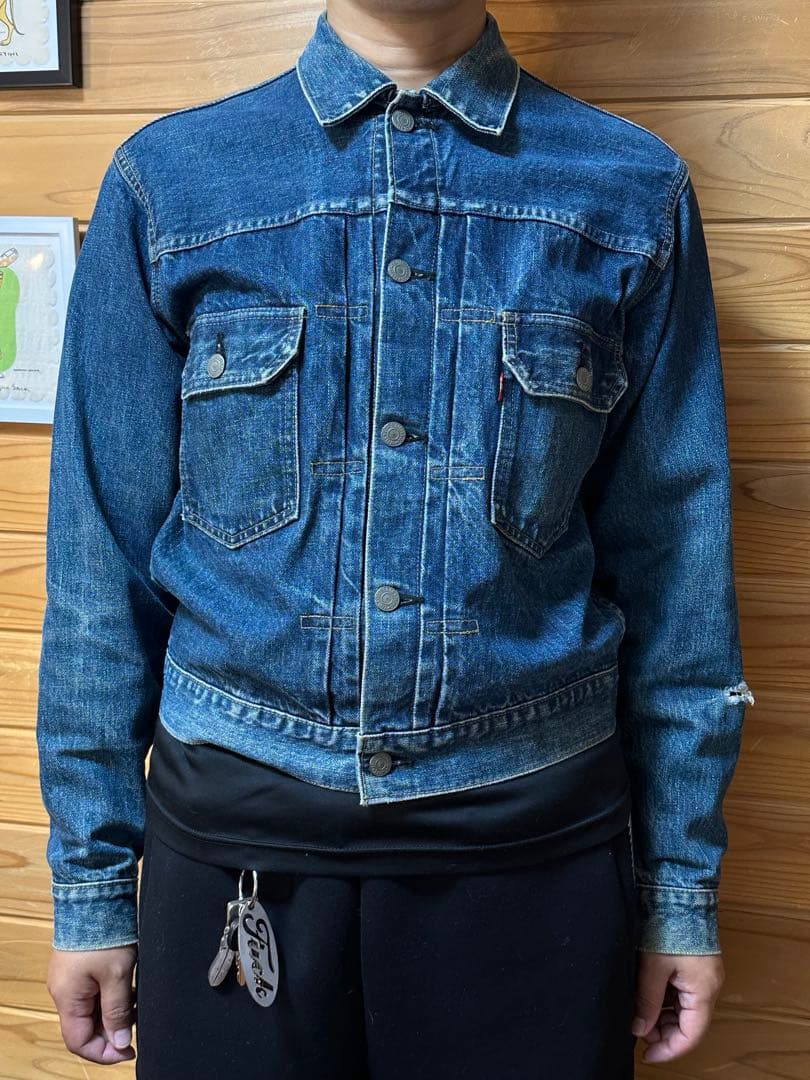 Levi's 71507 2nd 90年代 日本製 bige 赤耳 40