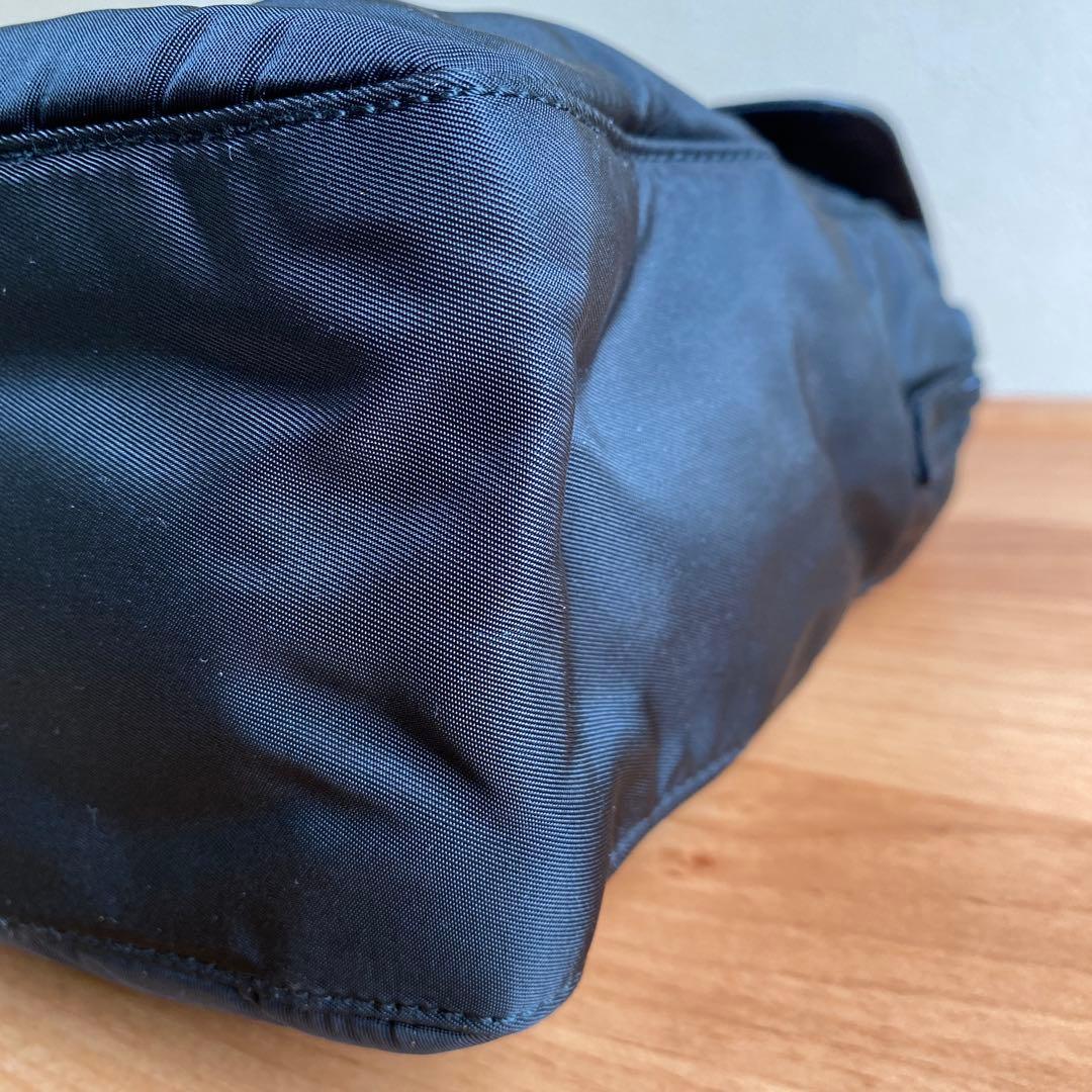 プラダ PRADA ナイロン ハンドバッグ レザーハンドル