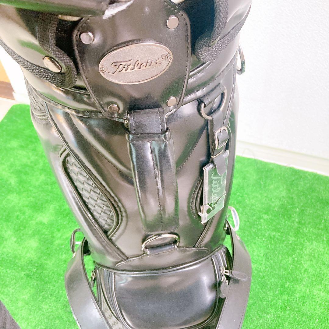 Titleist キャディバッグ CB110-BK 3点式 PVCレザー 希少