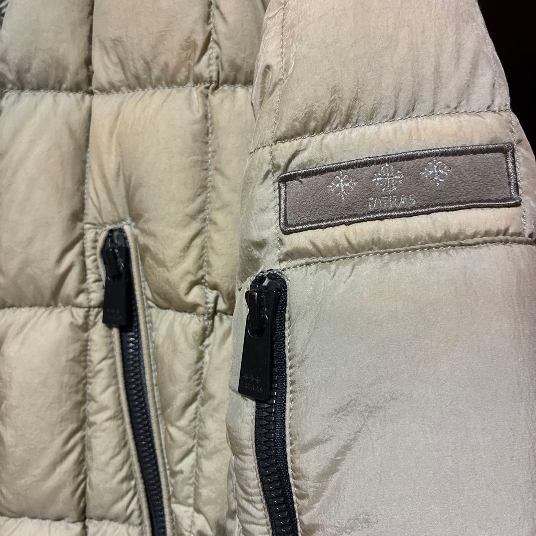 よ*ん様 ベージュ グースダウン キルティングジャケット