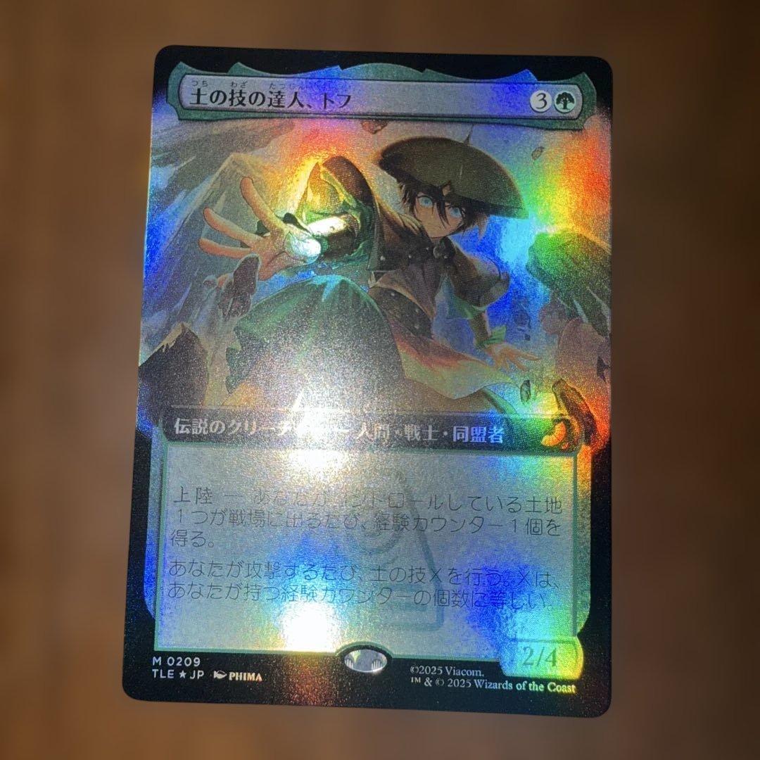 土の技の達人、トフ ボーダーレス　foil