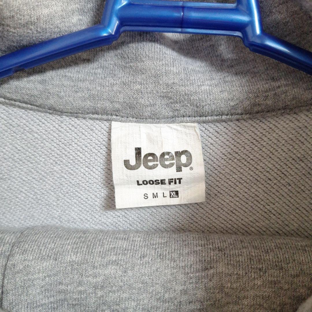 JEEP　XL　スウェット　セットアップ　ハーフジップ　ジープ　アメ車
