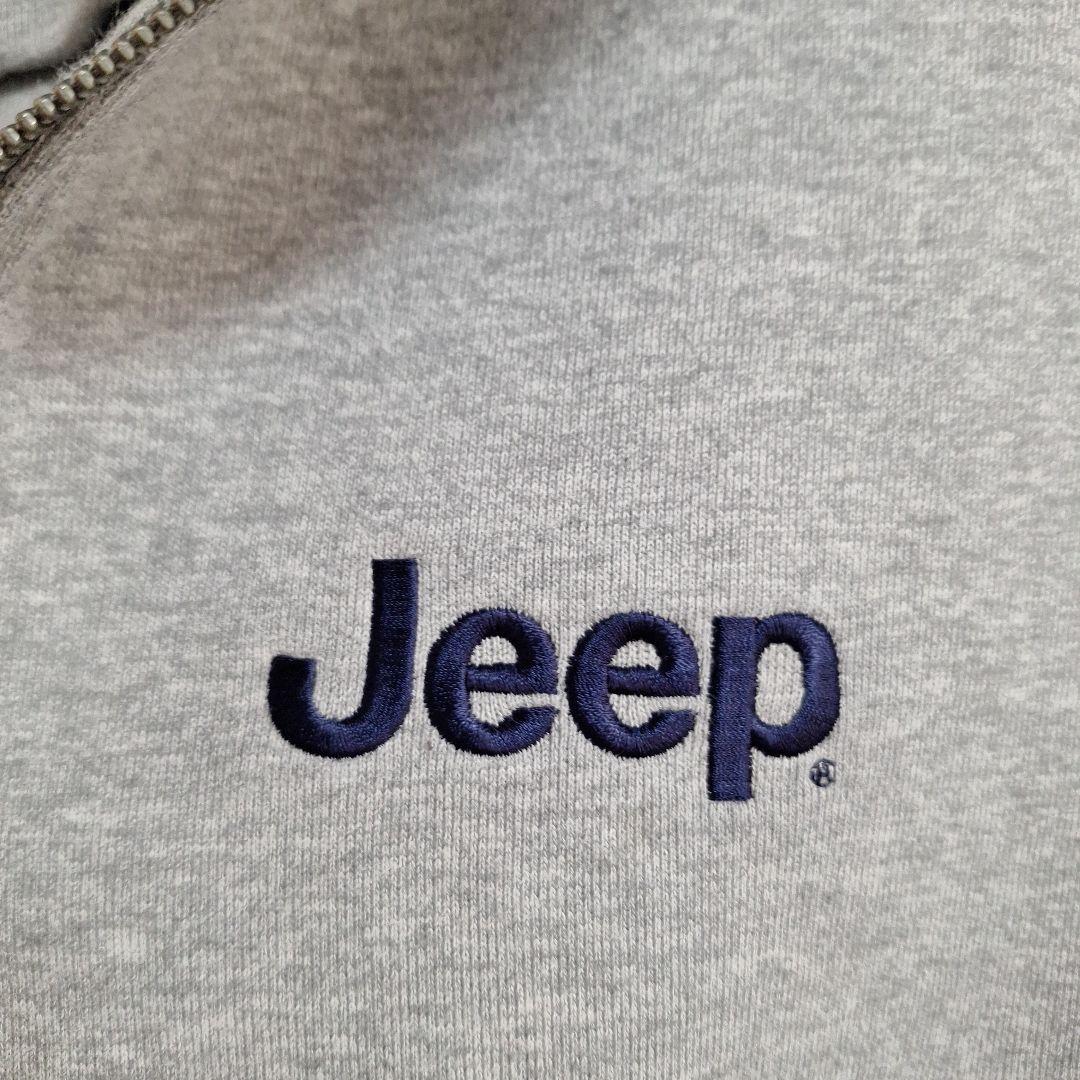 JEEP　XL　スウェット　セットアップ　ハーフジップ　ジープ　アメ車