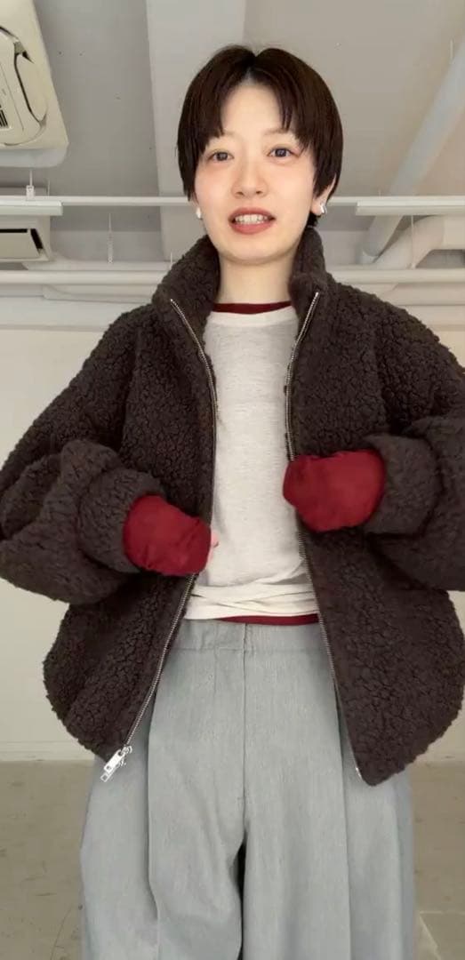 新品タグ付き　CLANE SHEER LAYERED CUT TOPS