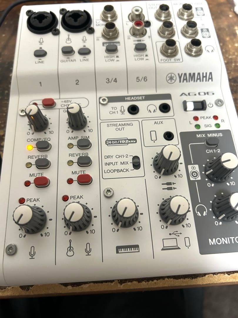 YAMAHA AG06MK2 オーディオインターフェース／ケース付き