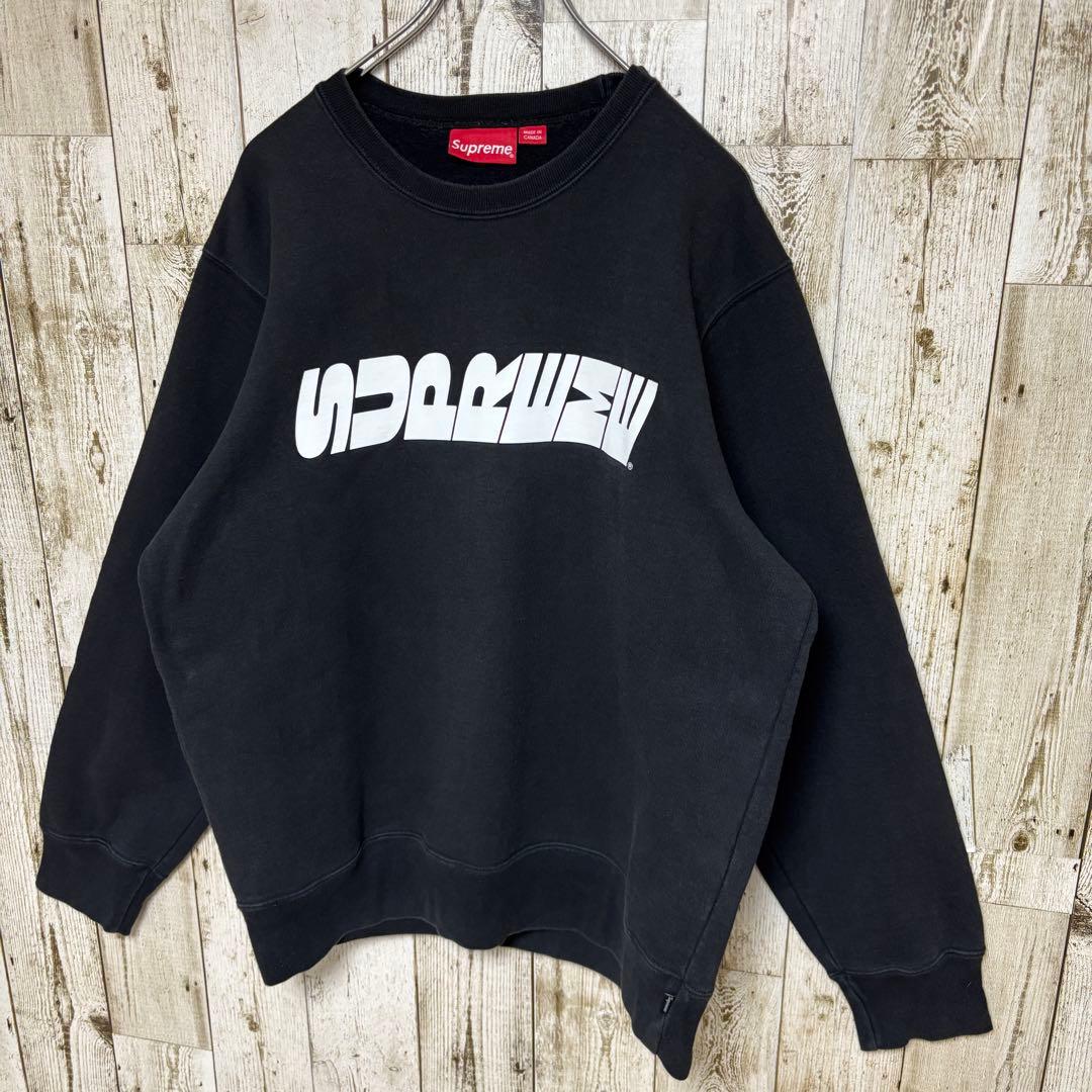 H226 登坂広臣着用モデル シュプリーム　スウェット　ブラック　M ビッグロゴ