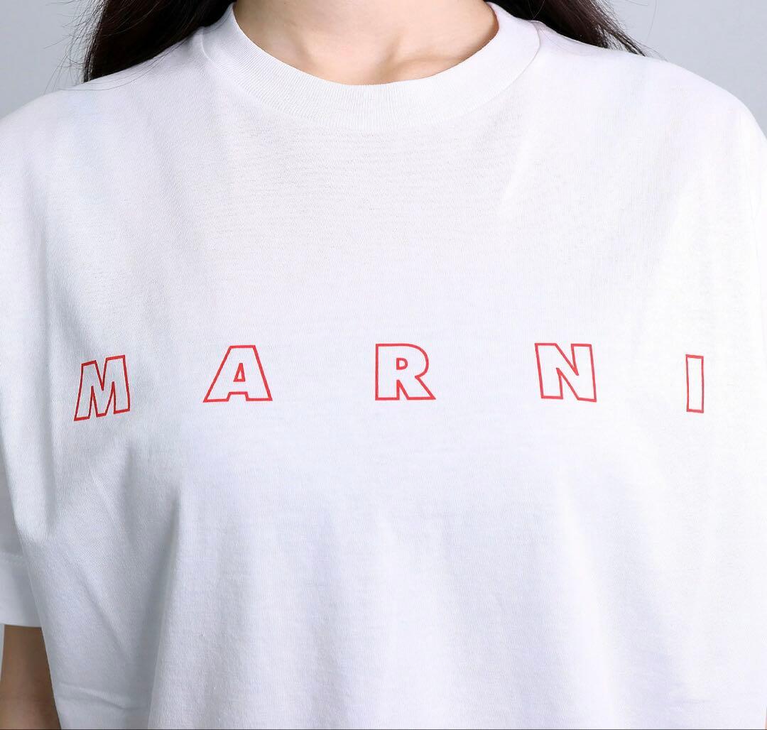 ★新品未使用★MARNIＴシャツ 半袖 大人もOK ホワイト 14Yサイズ