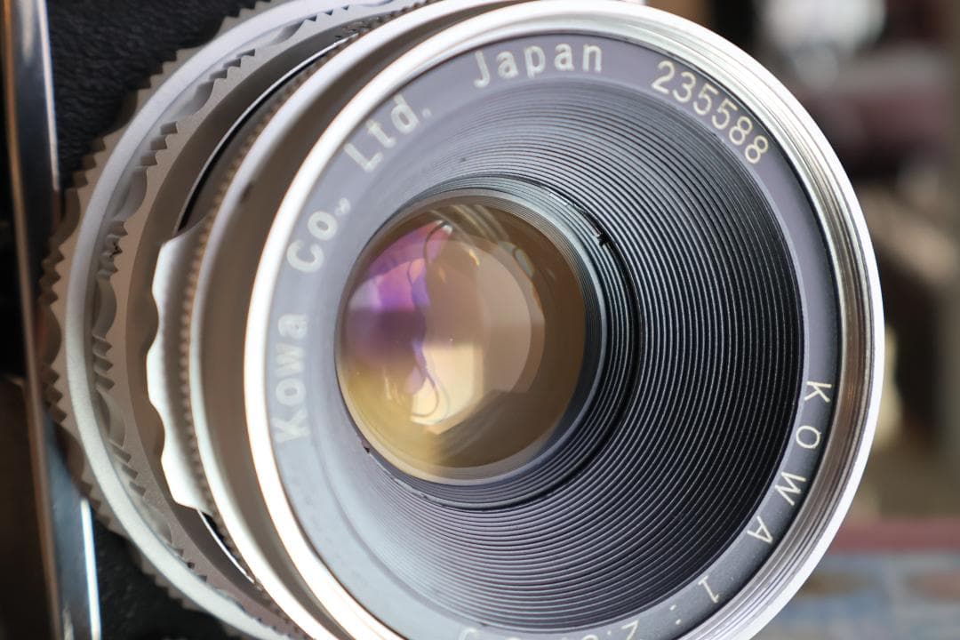 整備済コーワシックス Kowa SIX 85mm F2.8 シルバー中判フィルム