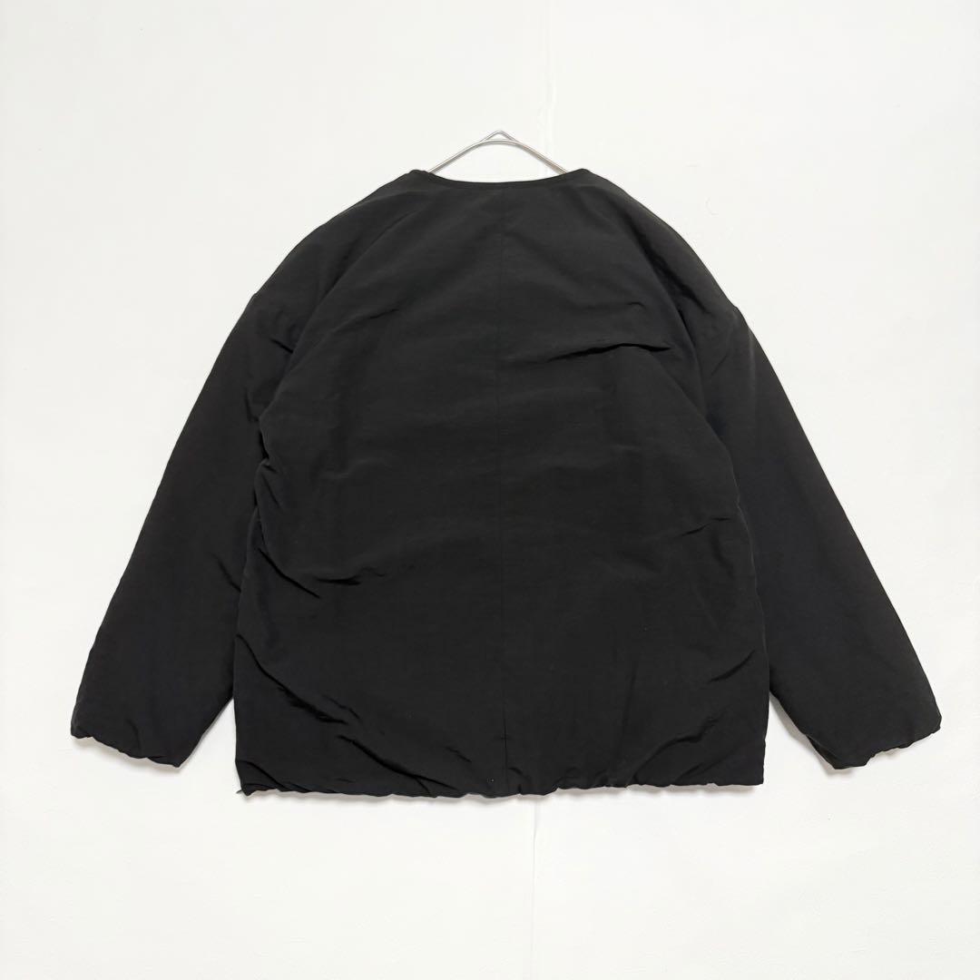 美品　北欧暮らしの道具店　洗えるショート丈コート　ブラック　ボア