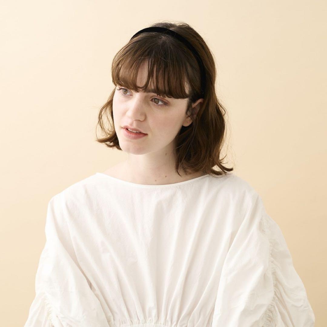 美品 ALEXANDRE DE PARIS カチューシャ ブラック