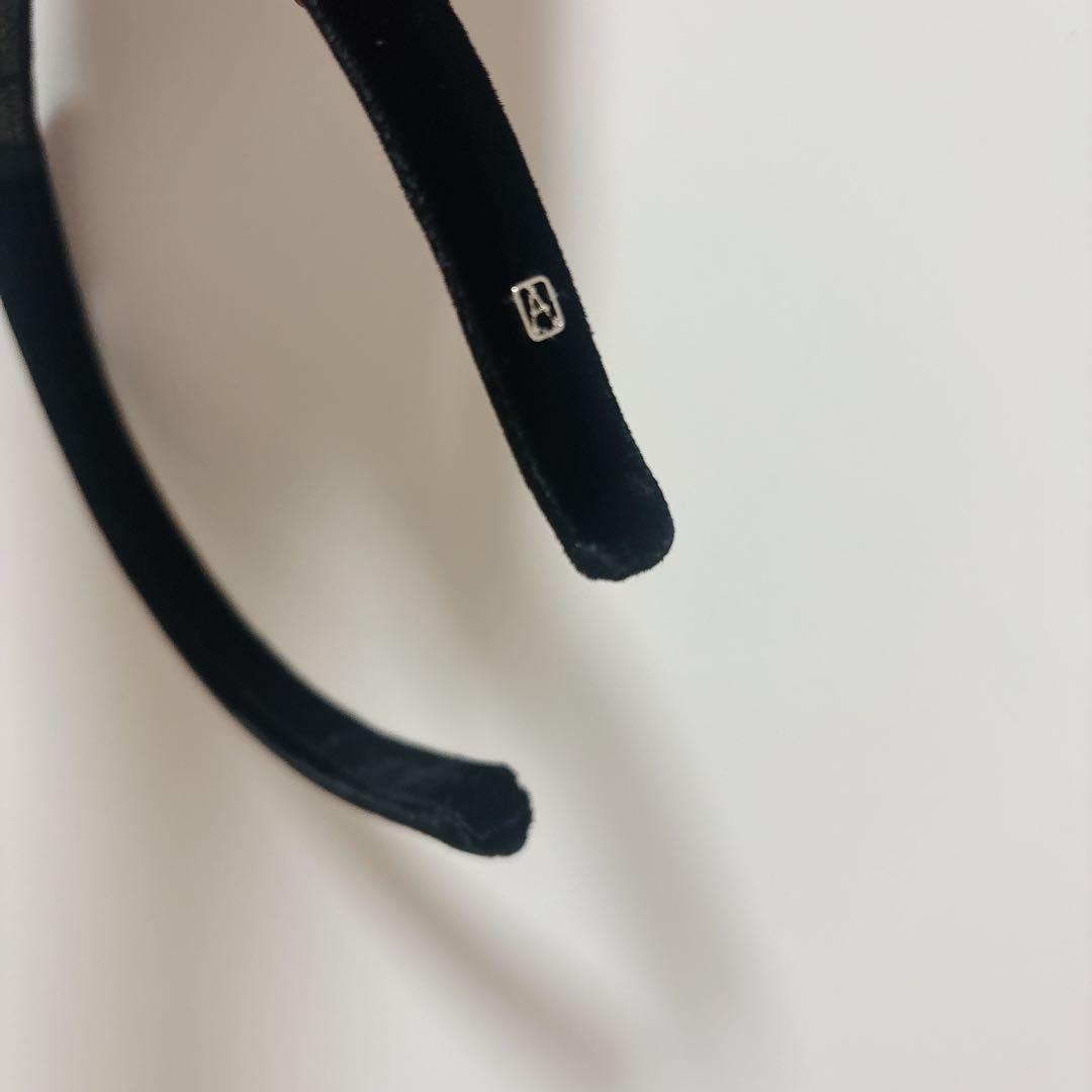 美品 ALEXANDRE DE PARIS カチューシャ ブラック