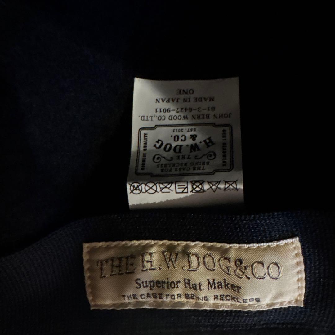 H.W.DOG&Co BERET 黒