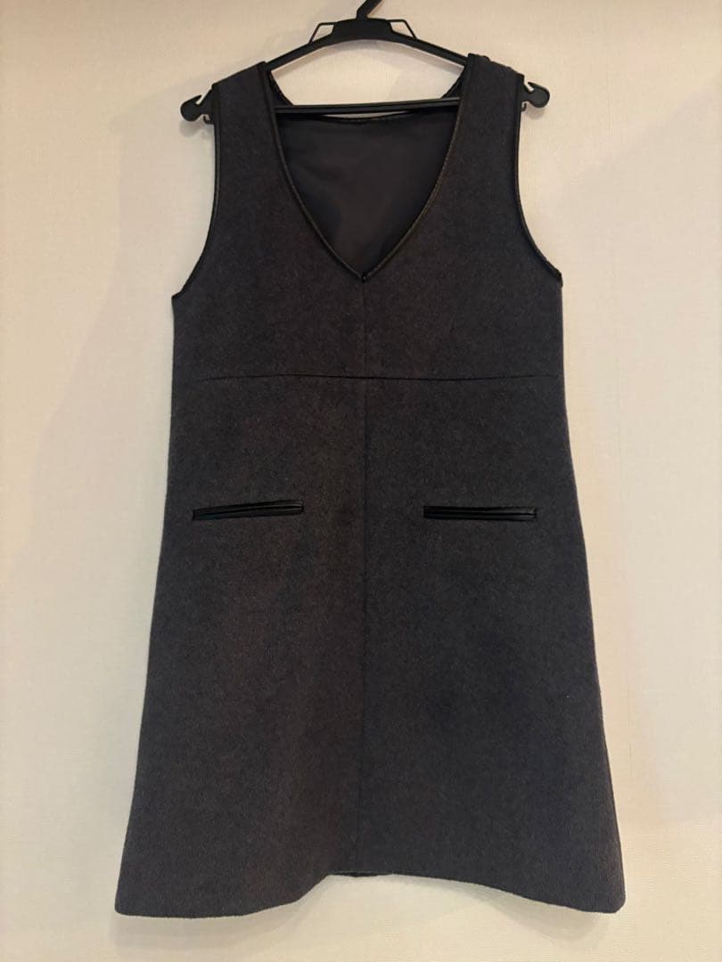 laubeblanc 完売品ワンピース,ウールジャンパースカート