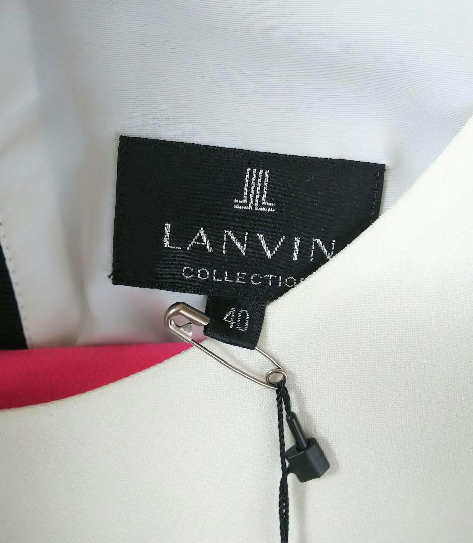 【未使用タグ付】LANVIN collection☆40☆ワンピース バイカラー
