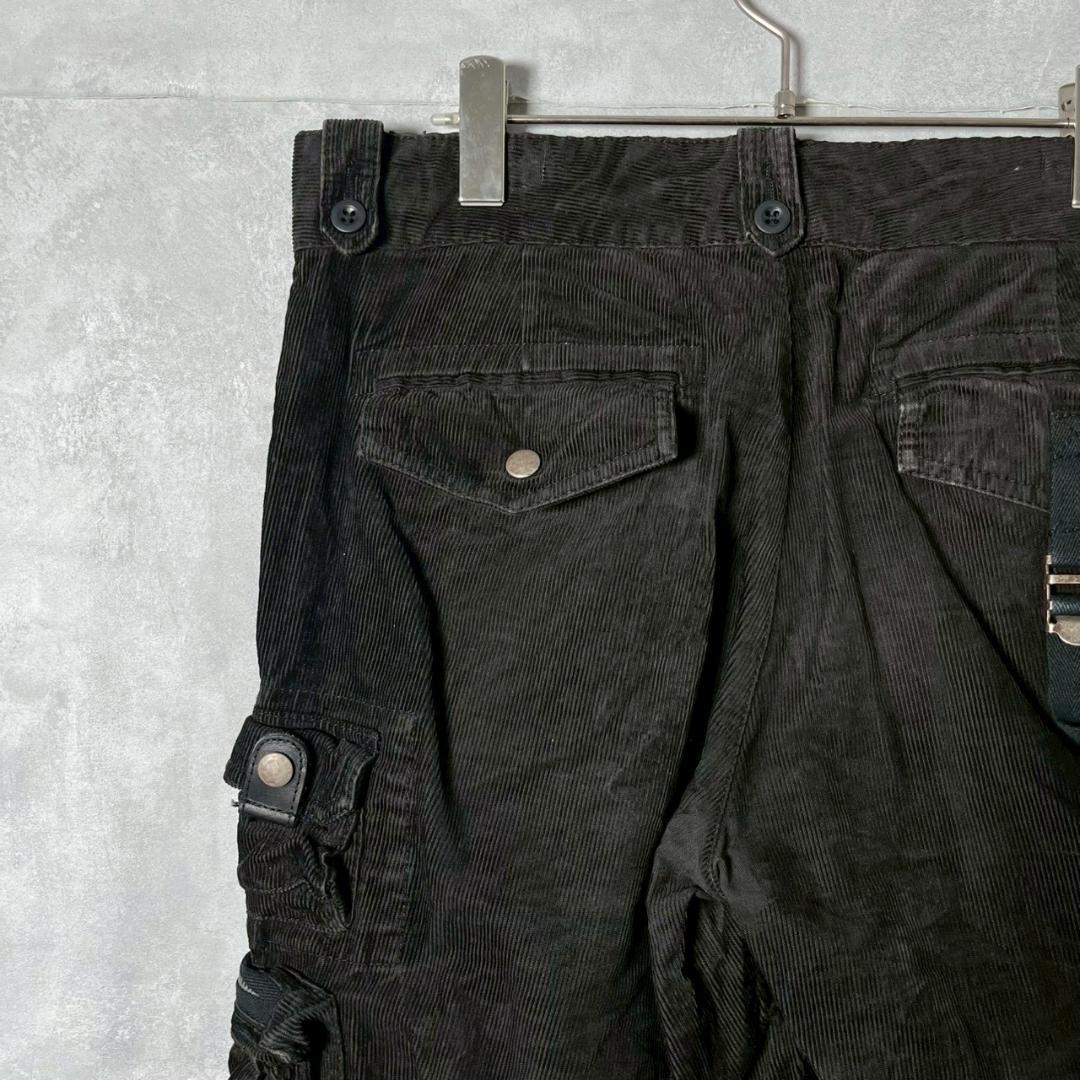 ギミック 90s Ralph Lauren コーデュロイ　カーゴパンツ PM44