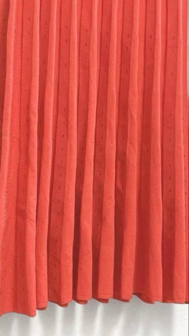 美品CELFORD セルフォード ドット柄ジャガードニットワンピース