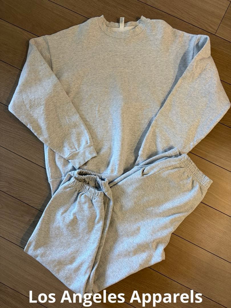 ロサンゼルスアパレルHeavy Fleece Crew Sweat セットアップ