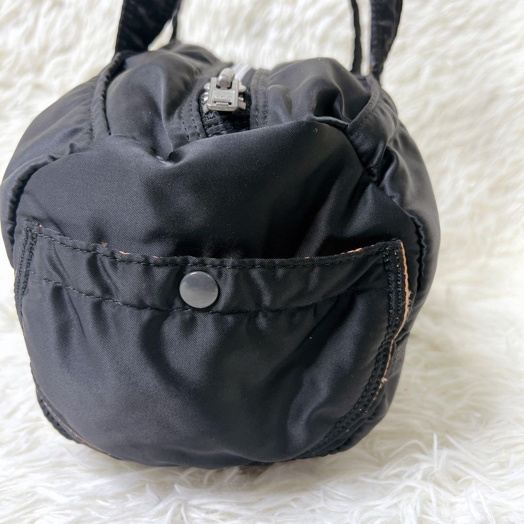 ✨良品✨　PORTER ポーター タンカー ミニドラムバッグ ブラック