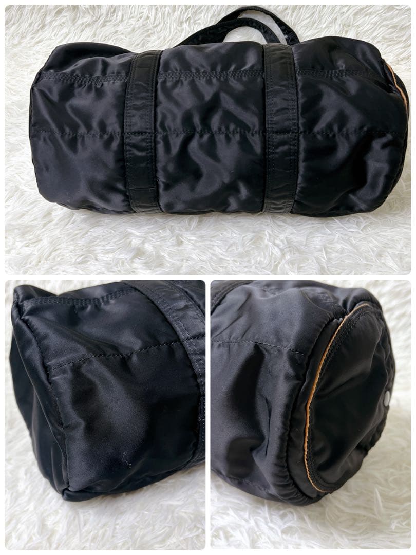 ✨良品✨　PORTER ポーター タンカー ミニドラムバッグ ブラック