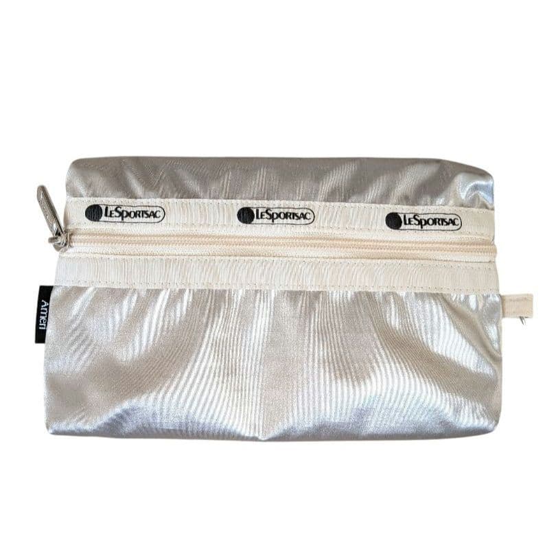 美品✨️完売品LeSportsac×AMERI Multi Pouch シルバー