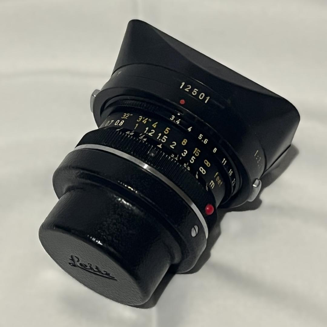希少 ライカ Ｍスーパーアンギュロン21ｍｍｆ3.4 21ファインダー・フード付