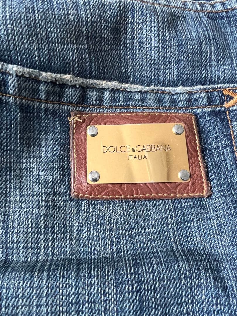 DOLCE&GABBANA ダメージ加工 デニム 48