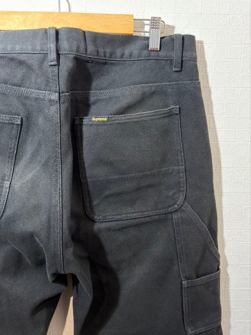 Supreme ブラック カーゴパンツ　34