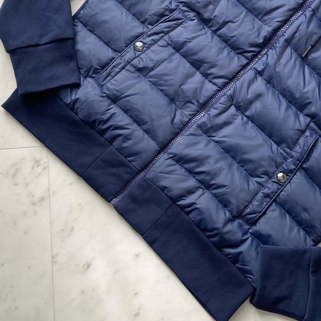 良品 POLO RALPH LAUREN ハイブリッド 切替 ダウンジャケット