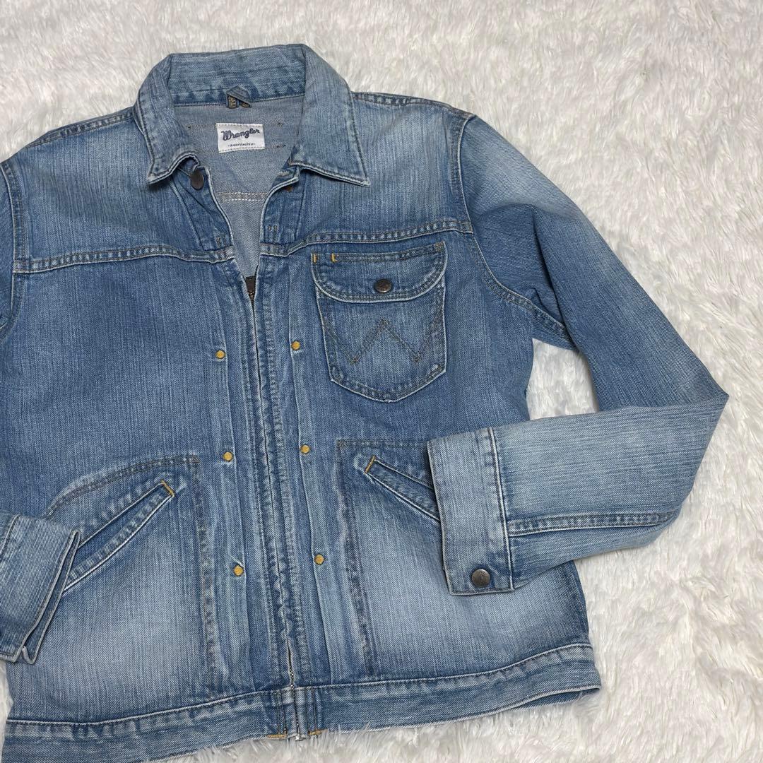 希少フルジップ Wrangler ラングラーデニムジャケット Mサイズ