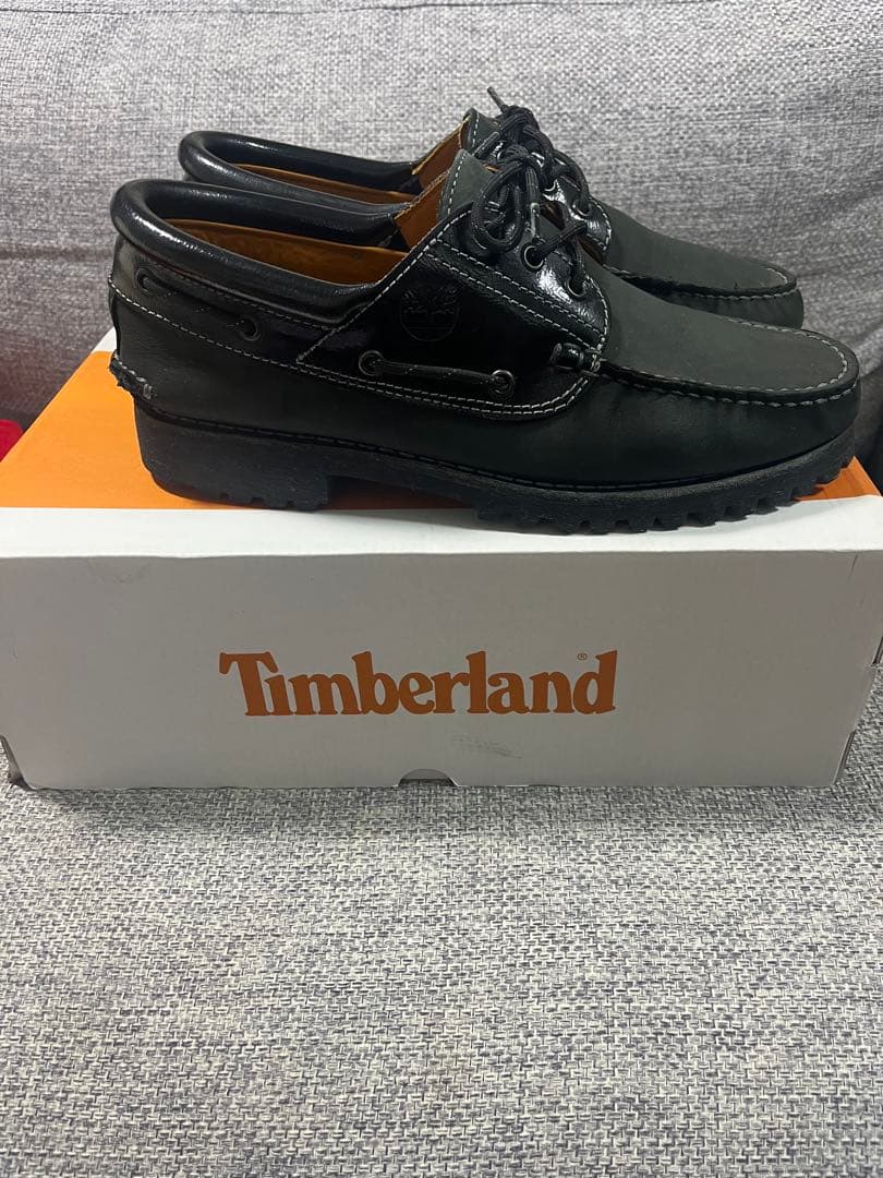 Timberland 3eye ブラック デッキシューズ 26.5cm(8.5)