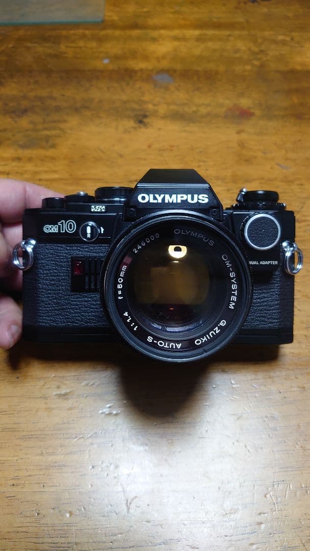 OLYMPUS OM-10 Black 50mmF1.4 完動機です
