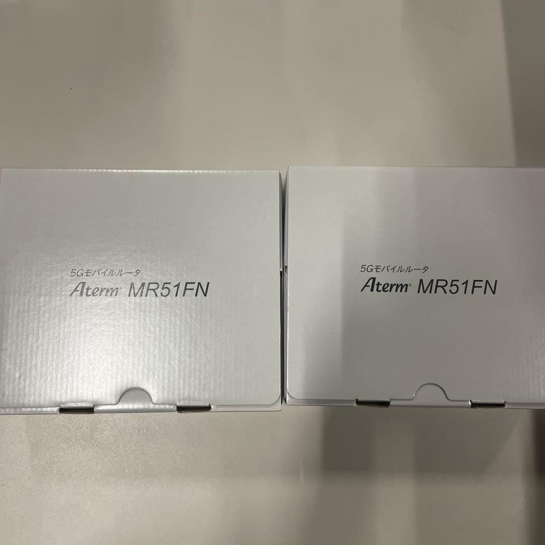 新品未使用　Aterm (NEC) Wi-Fi 5Gモバイルルーター 2点